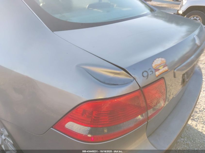 2006 Saab 9-3 2.0T VIN: YS3FD45Y861019461 Lot: 43449231