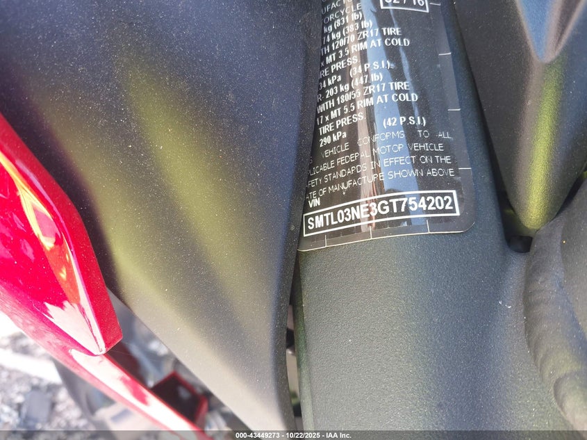 SMTL03NE3GT754202 2016   photo no. 10