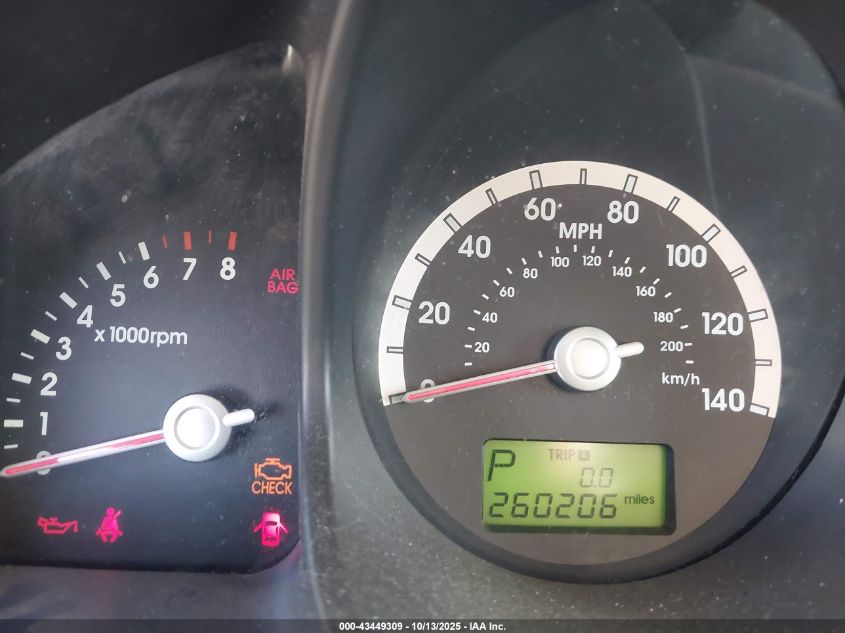 2006 Kia Sportage Lx VIN: KNDJF724567189949 Lot: 43449309