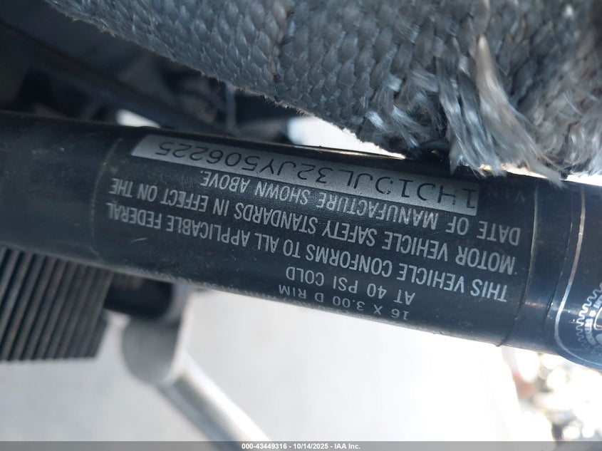 1988 Harley-Davidson Flht Classic VIN: 1HD1DJL32JY506225 Lot: 43449316