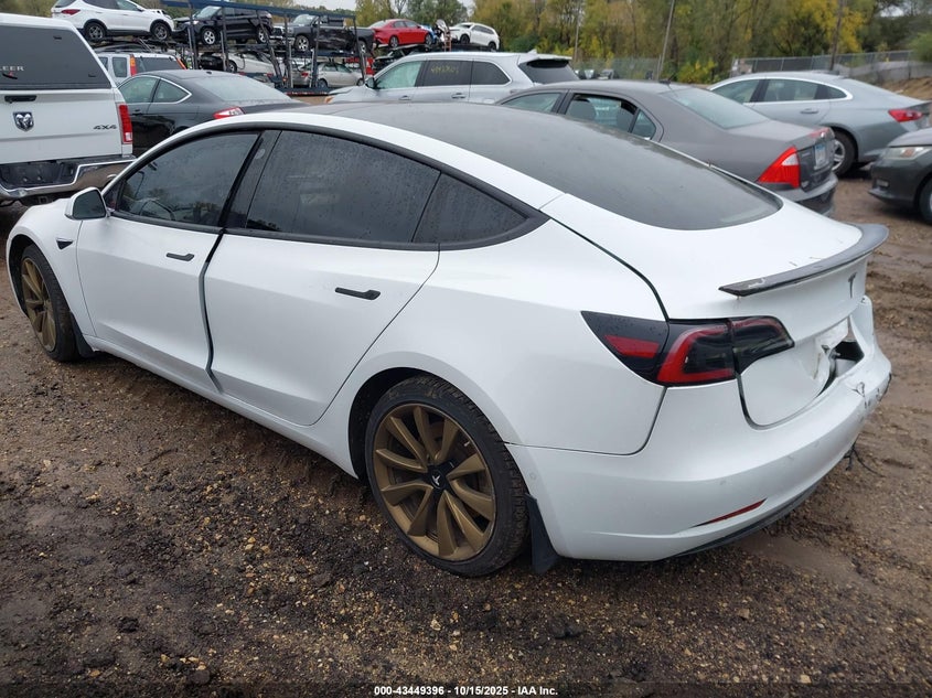 5YJ3E1EB4JF092294 2018 Tesla Model 3 Long Range Performance white