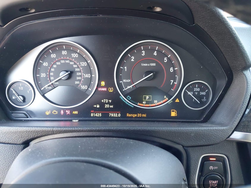 2015 BMW 335I - WBA3A9G56FNS66518