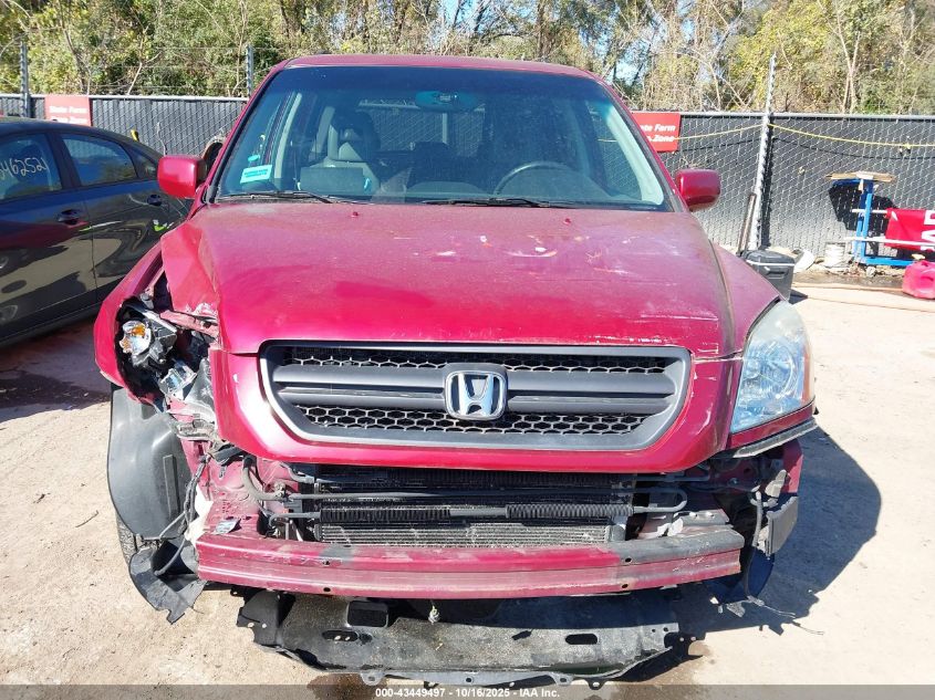 2003 Honda Pilot Ex-L VIN: 2HKYF18573H547037 Lot: 43449497