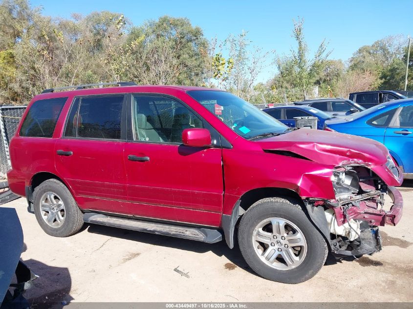 2003 Honda Pilot Ex-L VIN: 2HKYF18573H547037 Lot: 43449497