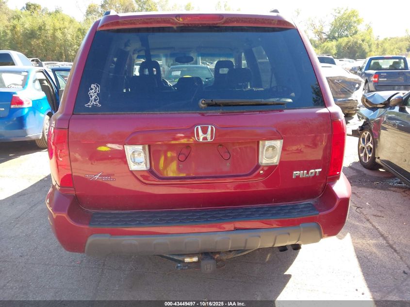 2003 Honda Pilot Ex-L VIN: 2HKYF18573H547037 Lot: 43449497