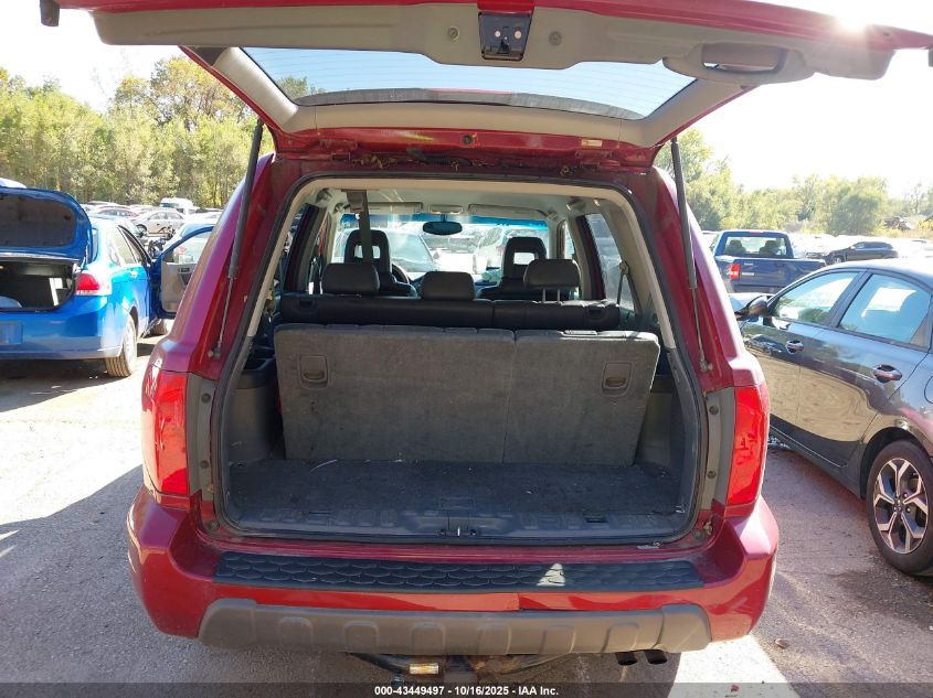 2003 Honda Pilot Ex-L VIN: 2HKYF18573H547037 Lot: 43449497