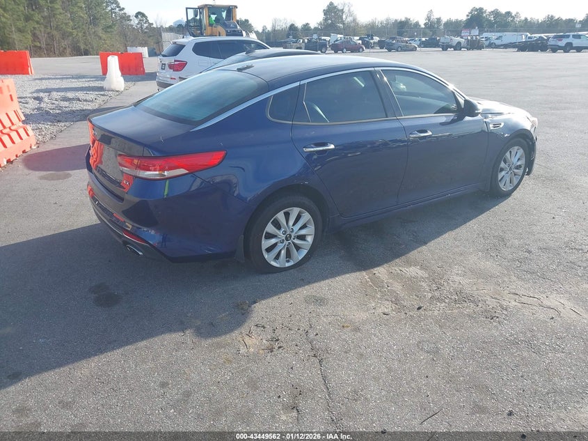 Vin: 5xxgu4l37hg160127, lot: 43944412, kia optima ex 20174