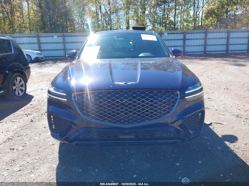 2023 Genesis Gv70 2.5 2.5t Awd Blue Lot 111043449857 Vin KMUMADTB2PU080727