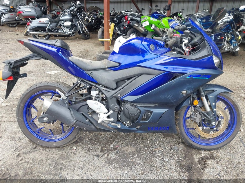 2023 Yamaha Yzfr3 A VIN: MH3RH18Y9PK011465 Lot: 43449893