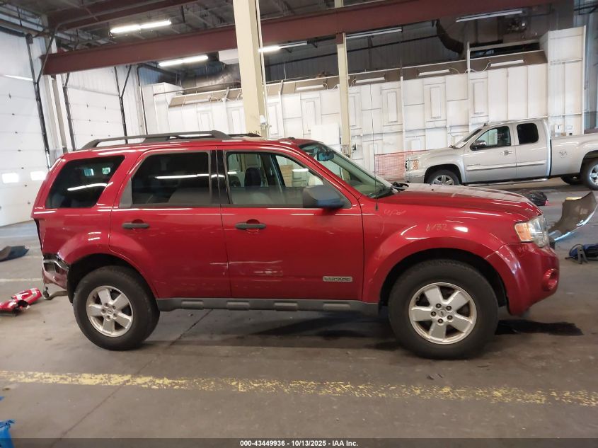 2008 Ford Escape Xlt VIN: 1FMCU03Z48KE62276 Lot: 43449936