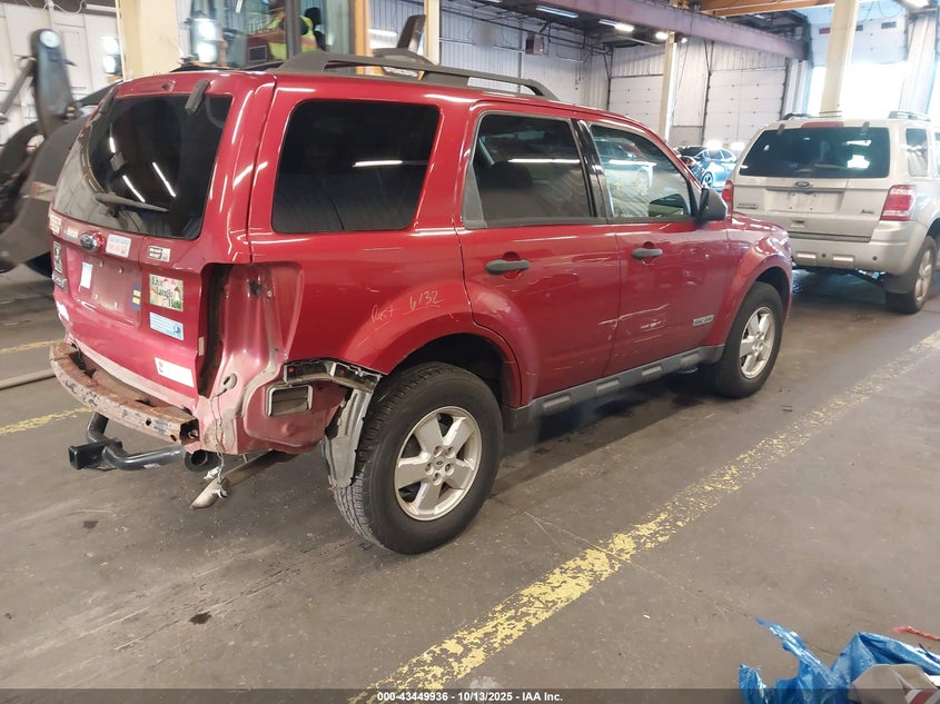 1FMCU03Z48KE62276 2008 FORD ESCAPE photo no. 4