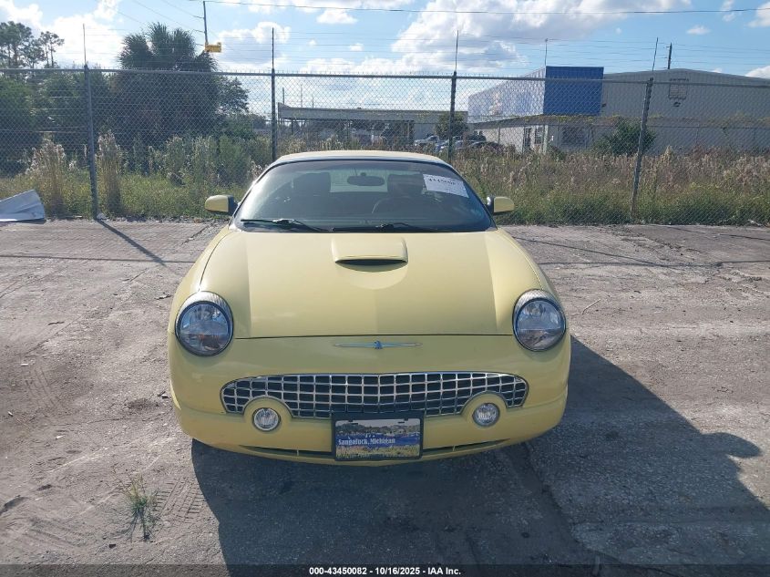 2002 Ford Thunderbird VIN: 1FAHP60A52Y113981 Lot: 43450082