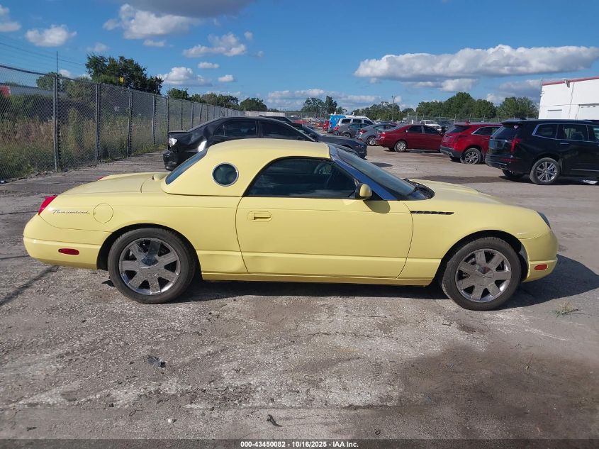 2002 Ford Thunderbird VIN: 1FAHP60A52Y113981 Lot: 43450082