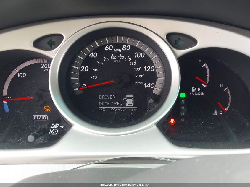 2006 Toyota Highlander Hybrid Limited V6 VIN: JTEEW21A160002433 Lot: 43450099