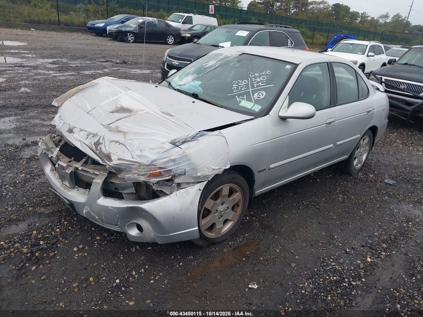 2005 Nissan Sentra 1.8S silver sedan gasoline 3N1CB51D45L531740 photo #3