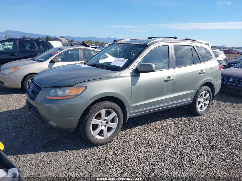 5NMSH73E58H164941 2008 HYUNDAI SANTA FE photo no. 2