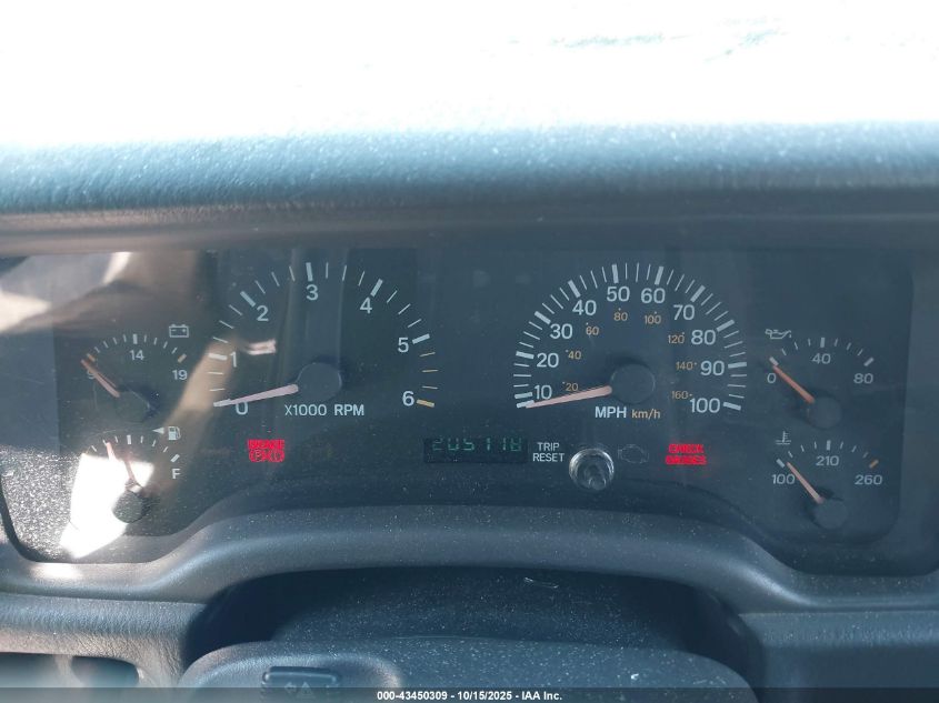 2001 Jeep Cherokee Sport VIN: 1J4FT48S31L600603 Lot: 43450309