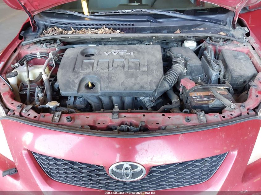 2010 Toyota Corolla Le VIN: 1NXBU4EE8AZ362172 Lot: 43450341