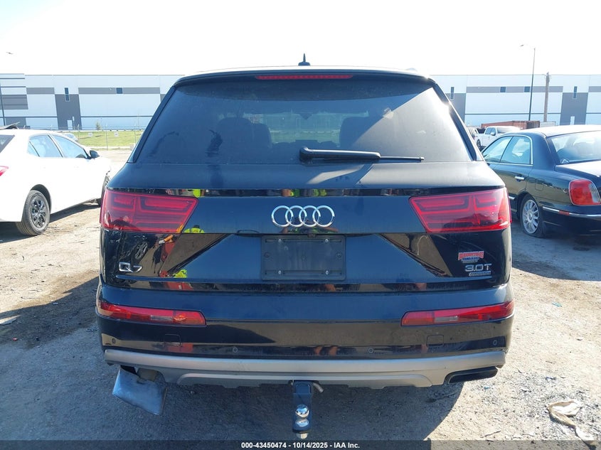 2018 Audi Q7 3.0T Premium VIN: WA1VAAF74JD029504 Lot: 43450474
