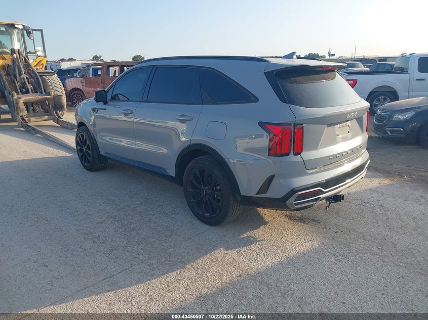 Vin: 5xyrk4lf0ng158607, lot: 43945358, kia sorento sx prestige 20223