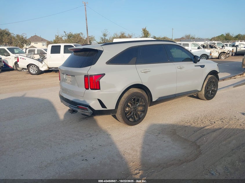 Vin: 5xyrk4lf0ng158607, lot: 43945358, kia sorento sx prestige 20224