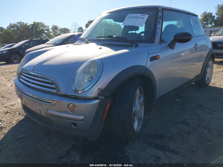 2004 Mini Cooper VIN: WMWRC334X4TJ61813 Lot: 43450516