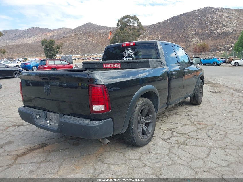 Vin: 1c6rr6ggxps520022, lot: 43945410, ram 1500 classic warlock  4x2 6'4 box 20234