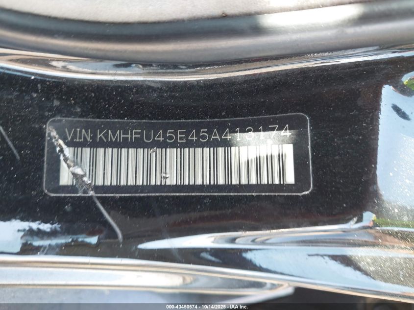 2005 Hyundai Xg350 L VIN: KMHFU45E45A413174 Lot: 43450574