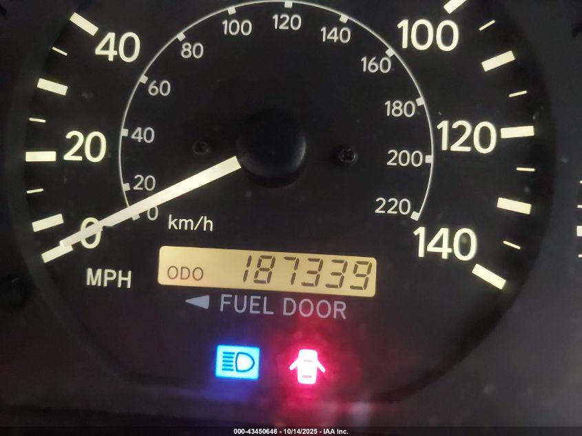 2000 Toyota Camry Le V6 VIN: 4T1BF22K9YU111471 Lot: 43450646