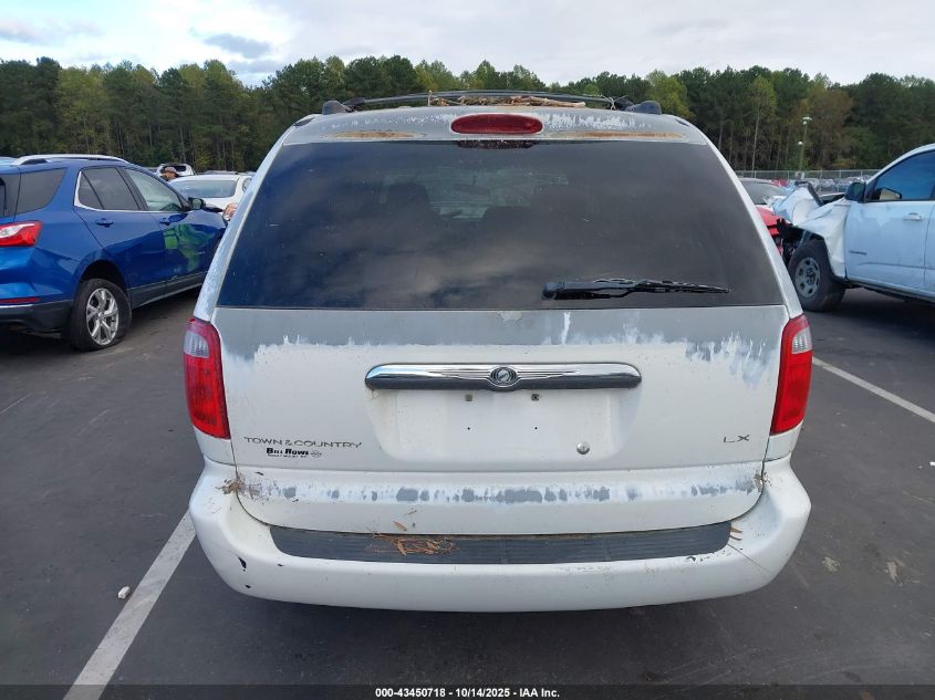 2003 Chrysler Town & Country Lx VIN: 2C4GP44373R109622 Lot: 43450718