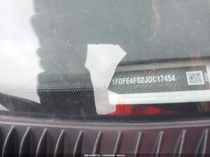 2018 Ford E-450 Cutaway VIN: 1FDFE4FS2JDC17454 Lot: 43450722