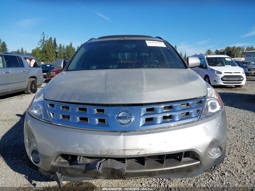 2004 Nissan Murano Se VIN: JN8AZ08W54W329268 Lot: 43450799