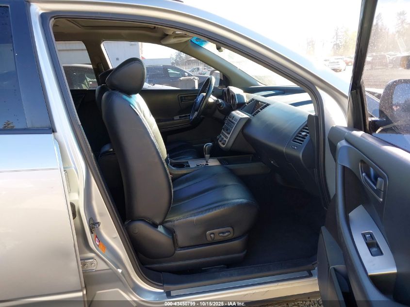 2004 Nissan Murano Se VIN: JN8AZ08W54W329268 Lot: 43450799