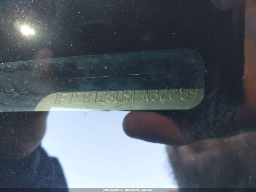 2009 Ford F-150 Xl/Xlt VIN: 1FTRW12809FA32259 Lot: 43450835