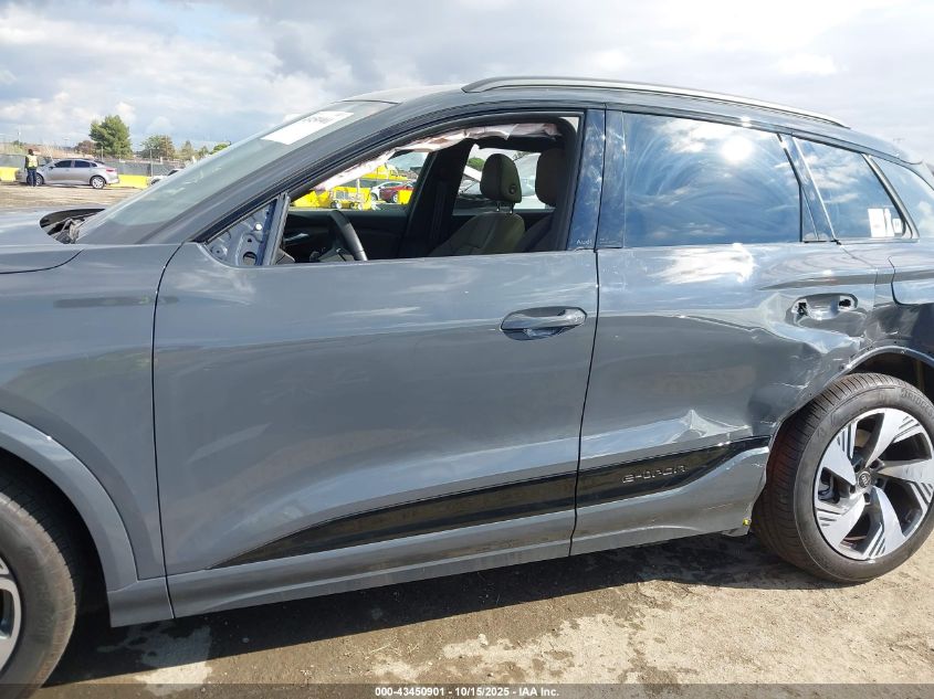 2025 Audi Q6 E-Tron Premium Plus Quattro VIN: WA124BGFXSA026390 Lot: 43450901