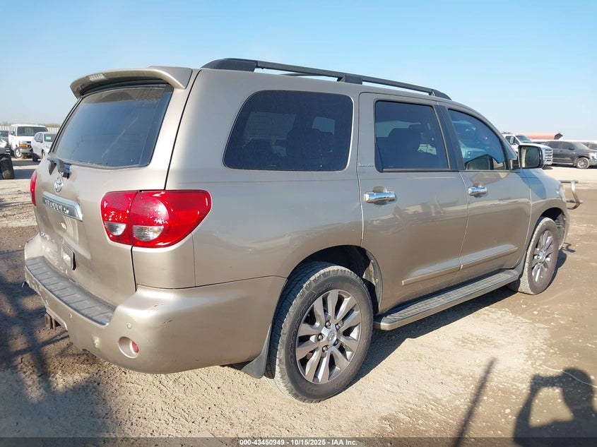 5TDZY68AX8S005618 2008 TOYOTA SEQUOIA photo no. 4