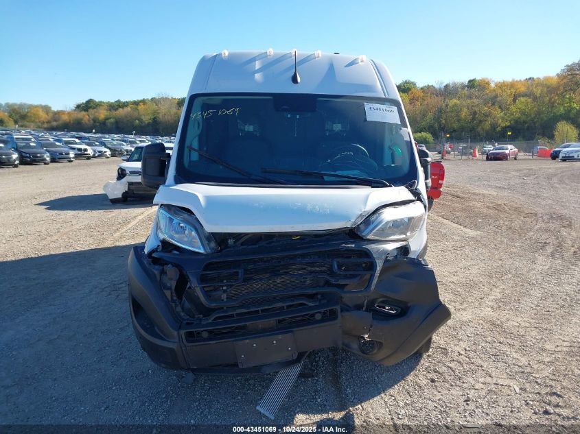 2024 Ram Promaster 2500 Tradesman High Roof 159 Wb W/Pass Seat VIN: 3C6LRVDG6RE108898 Lot: 43451069