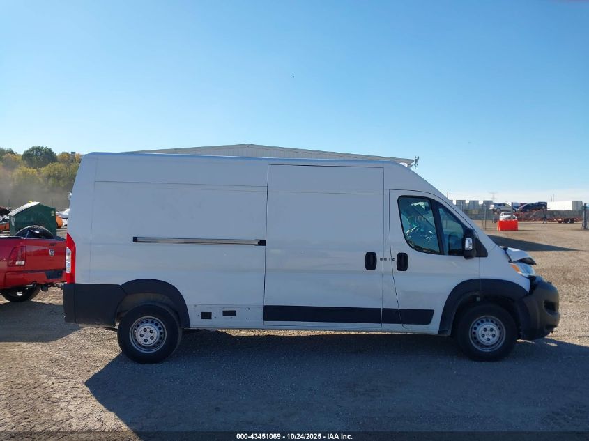 2024 Ram Promaster 2500 Tradesman High Roof 159 Wb W/Pass Seat VIN: 3C6LRVDG6RE108898 Lot: 43451069