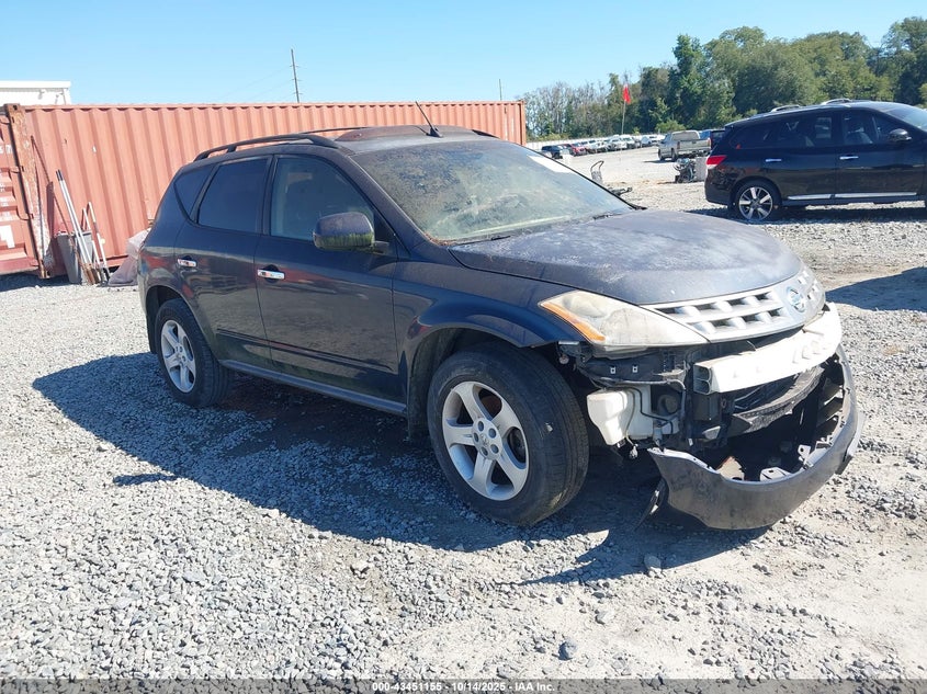 JN8AZ08T55W316723 2005 Nissan Murano Sl auction photo 1