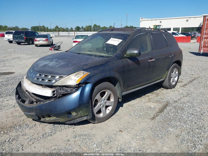 JN8AZ08T55W316723 2005 NISSAN MURANO photo no. 2