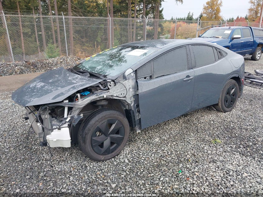 JTDACAAU6P3004985 2023 TOYOTA PRIUS photo no. 2
