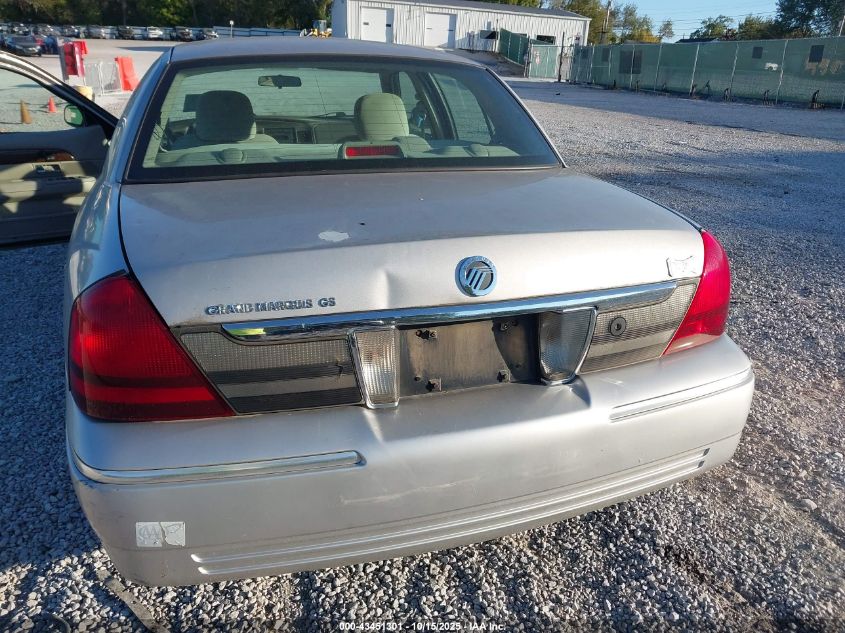 2008 Mercury Grand Marquis Gs VIN: 2MEFM74V88X657122 Lot: 43451301