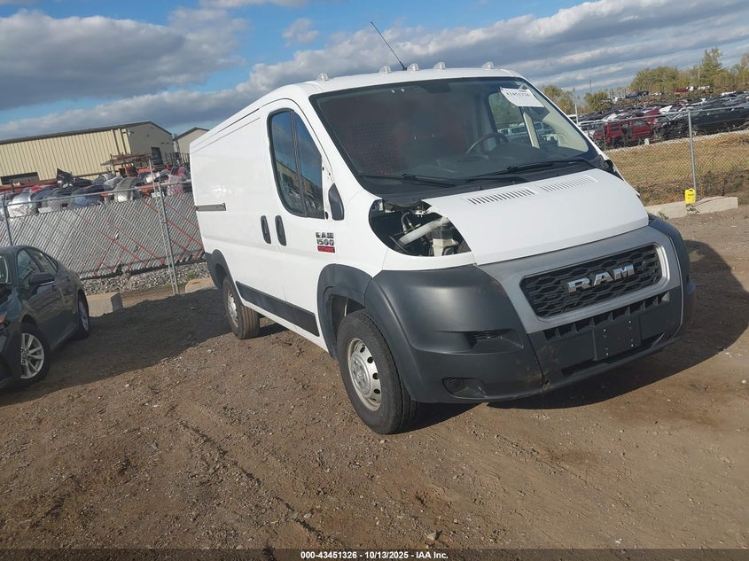 3C6TRVAG4KE514009 2019 Ram Promaster 1500 Low Roof 136 Wb auction photo 1