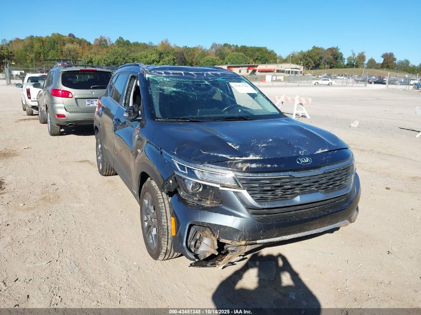 2021 Kia Seltos S VIN: KNDEUCAA4M7096621 Lot: 43451348