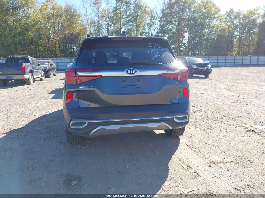 2021 Kia Seltos S VIN: KNDEUCAA4M7096621 Lot: 43451348