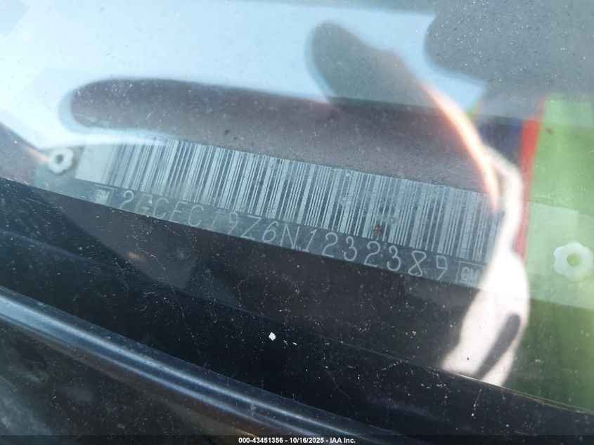 1992 Chevrolet Gmt-400 C1500 VIN: 2GCEC19Z6N1232389 Lot: 43451356