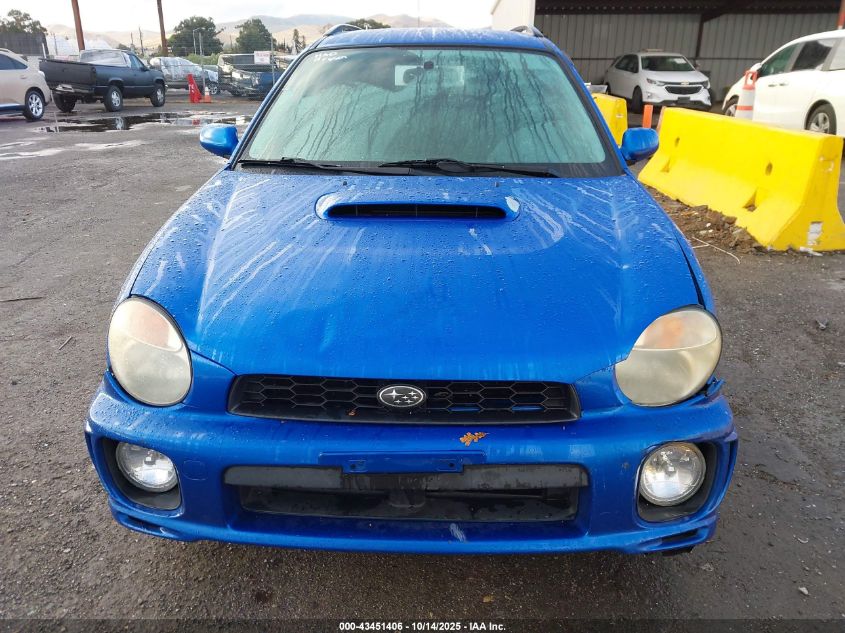 2002 Subaru Impreza Wrx VIN: JF1GG29662G808141 Lot: 43451406