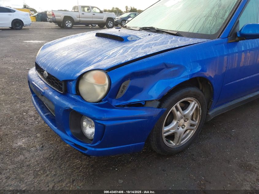 2002 Subaru Impreza Wrx VIN: JF1GG29662G808141 Lot: 43451406