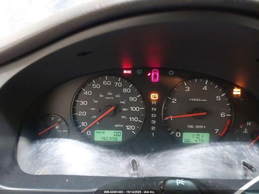 2001 Subaru Outback VIN: 4S3BH675017637999 Lot: 43451483