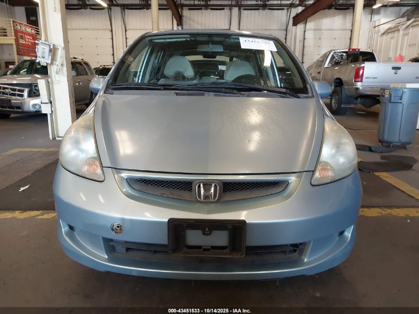 2007 Honda Fit VIN: JHMGD38497S053644 Lot: 43451533